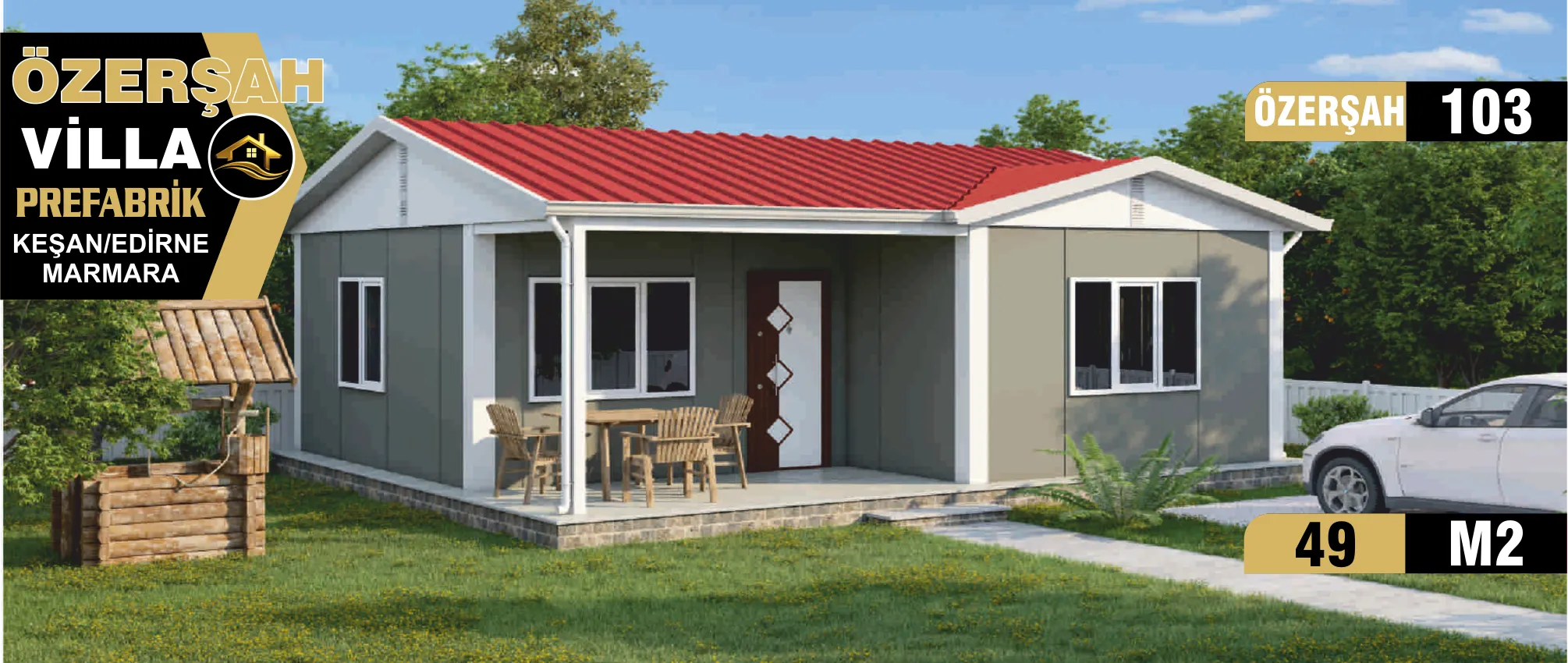 103 - 49m² Tek Katlı Prefabrik Ev